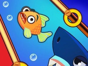 Fish Rescue! Pin Pull Puzzle Game - Logic Puzzle