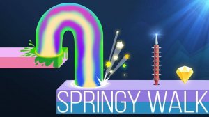 Springy Walk: Slinky Stair Adventure Puzzle Game