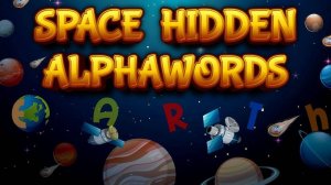 Space Hidden AlphaWords: Astronomy Puzzle Game Word Game