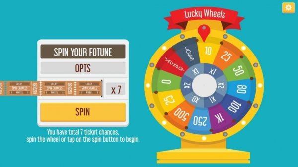 Spinning Wheel Online Arcade Game