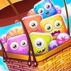 Cartoon Candies Match 3 Puzzle Game