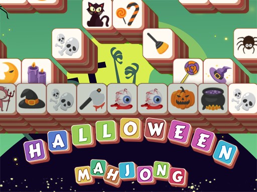 Halloween Mahjong Tiles Online Puzzle Game