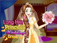 Long Hair Princess Wedding Dress Up Game - Dress Up Game
