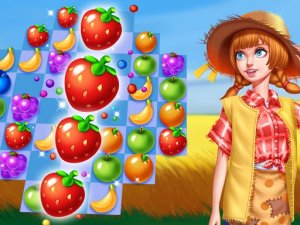 Panda Fruits Farm Online Puzzle Game