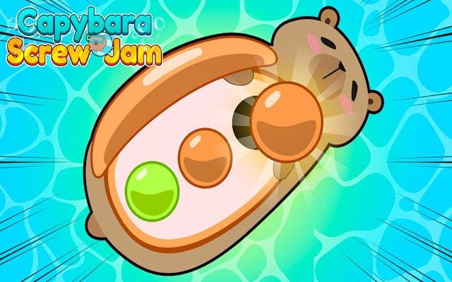 Capybara Screw Jam Puzzle Game