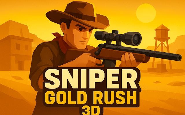 Sniper Gold Rush 3D: Precision Target Shooting Game