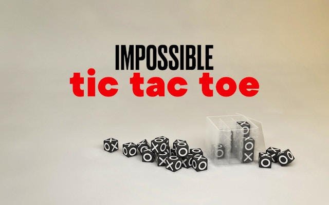 Impossible Tic Tac Toe: The Ultimate Draw Challenge