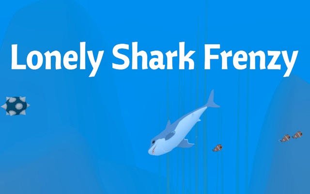 Lonely Shark Frenzy - Ocean Predator Game