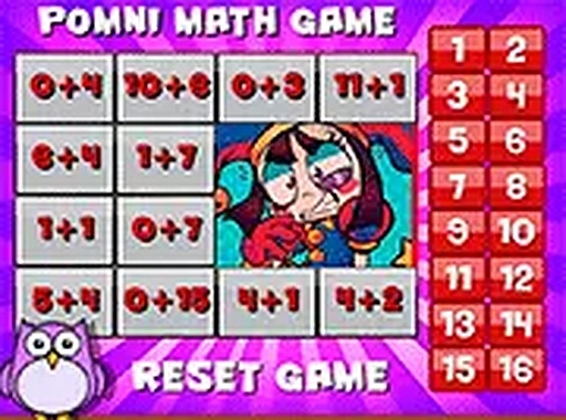 Pomni Math Puzzle Game Online - Educational Puzzle Game