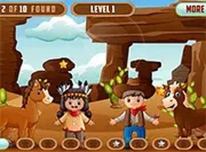 Cowboy Hidden Stars Online Game Hidden Object Game