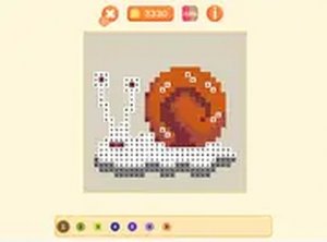 Numbered Pixel Coloring Puzzle