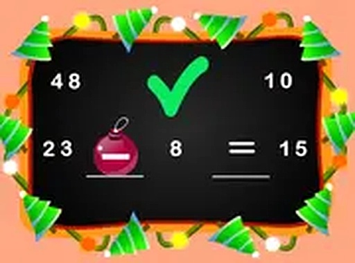 Christmas Math Puzzle Game Online - Puzzle Game