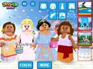 Lego Princesses Dress Up Game - Dress Up Game