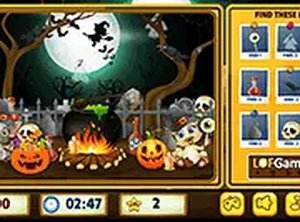Halloween Hidden Objects Puzzle Game Online - Puzzle Game